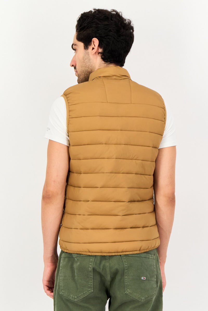 Celio سترة صدرية مبطنة للرجال، بيج - Image 3