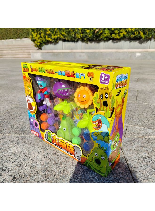 Plant Family Vs. Zombie Family Scene Simulation Children's Play Toy Suit Stall Night Market Wholesale-Color:Plants And Zombie 628-59 - Image 4