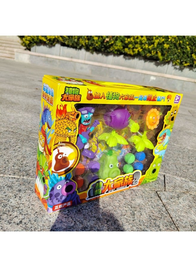 Plant Family Vs. Zombie Family Scene Simulation Children's Play Toy Suit Stall Night Market Wholesale-Color:Plants And Zombie 628-59 - Image 3