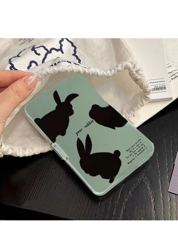 قطعة واحدة من علبة العدسات اللاصقة، عدسات لاصقة للسفر، حافظات منظمة كبيرة الحجم مع مجموعة أدوات لاصقة - Image 5