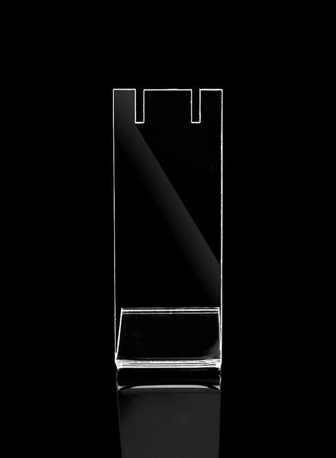 GSHLLO 4 Pcs Clear Acrylic Jewelry Display Stands Single Pair Earring Holders L Shape Necklace Display Racks Small Ear Stud Organizer - Image 3