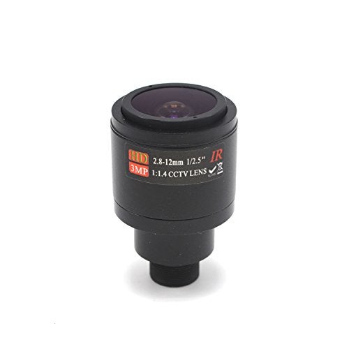 XENOCAM 2.8-12mm 1/2.5" HD 3MP F1.4 CCTV Video Vari-Focal Zoom Lens for CCTV Security Camera - Image 1