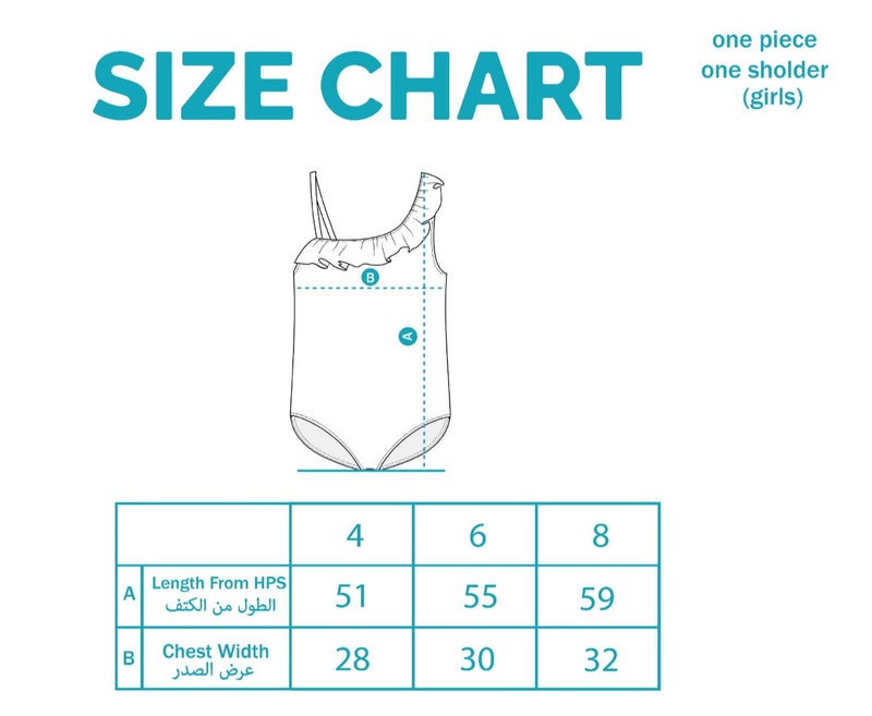 Onda Quick-Dry Stretch Lycra Swimsuit for Girls - Image 2