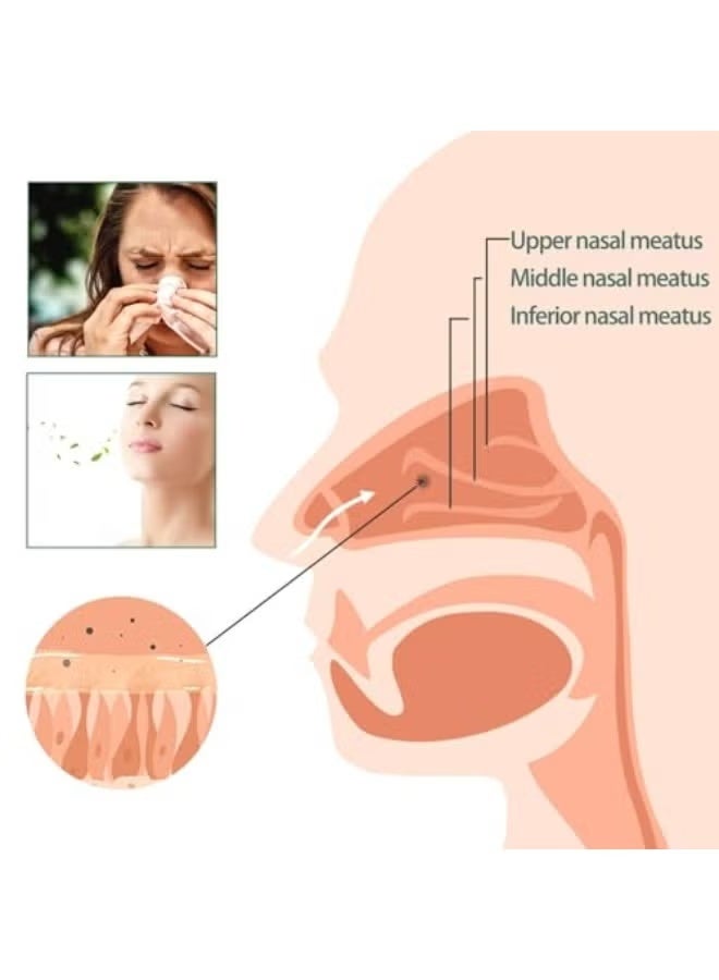 Houkea Lung Enhancement and Care Inhaler,Lung Mucus Cleansing Inhaler,Lung Inhaler,Lung Cleansing Spray,Nasal Stick,Herbal Spray,Nasal Inhaler,Lung Cleaning Inhaler,Nasal Inhaler Stick,Inhaler Stick,1.8ml - Image 4