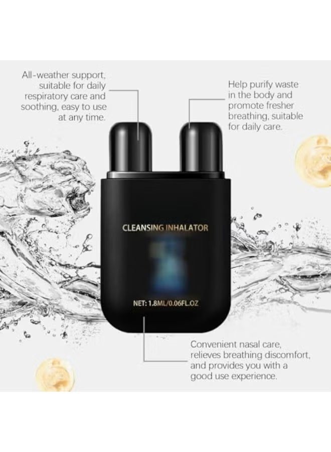 Houkea Lung Enhancement and Care Inhaler,Lung Mucus Cleansing Inhaler,Lung Inhaler,Lung Cleansing Spray,Nasal Stick,Herbal Spray,Nasal Inhaler,Lung Cleaning Inhaler,Nasal Inhaler Stick,Inhaler Stick,1.8ml - Image 3