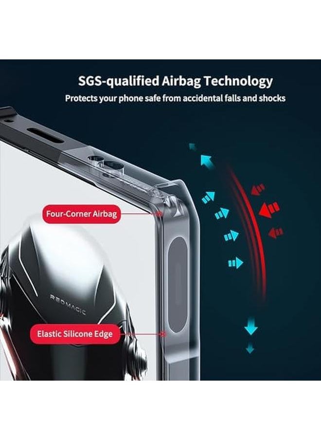 erorex - For Zte Nubia Red Magic 9 Pro Case Redmagic 9 Pro Plus Cover With Ring Stand Holde And Screen Protector Tpu Shookproof Drop Protection Bumper Back Cover Anti Fingerprint Matte Protective Casing - Image 1