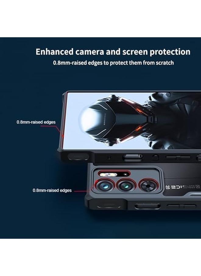erorex - For Zte Nubia Red Magic 9 Pro Case Redmagic 9 Pro Plus Cover With Ring Stand Holde And Screen Protector Tpu Shookproof Drop Protection Bumper Back Cover Anti Fingerprint Matte Protective Casing - Image 1