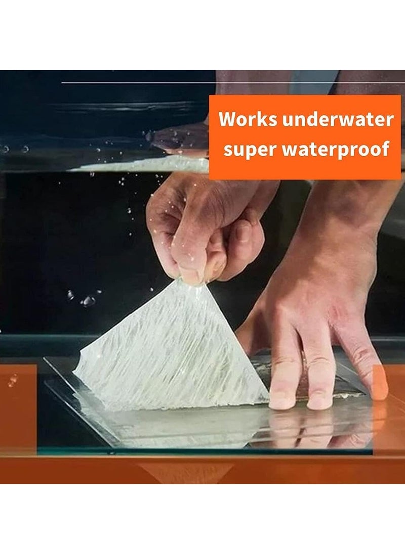 RATSAW - Waterproof Patch Duct Tape, Aluminum Foil Butyl Tape for Roof Leak Surface Window Sill Gap Pipe Rupture, Outdoor Waterproof Leak Proof Repair Tape, Super Waterproof Strong Adhesive Tape 10 x 500cm - Image 1