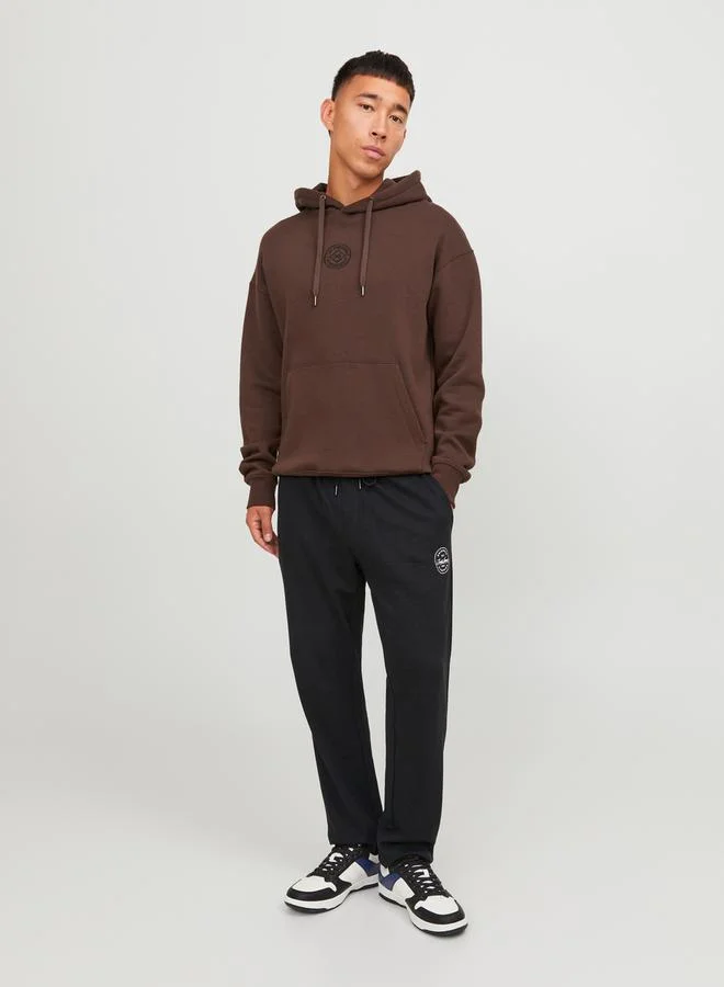 JACK & JONES Solid Joggers with Drawstring