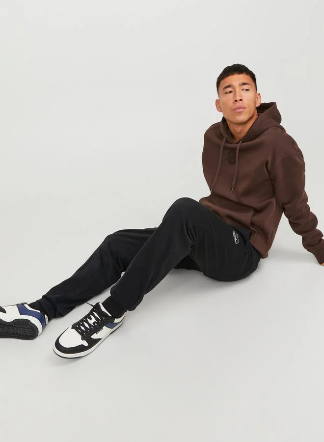 JACK & JONES Solid Joggers with Drawstring