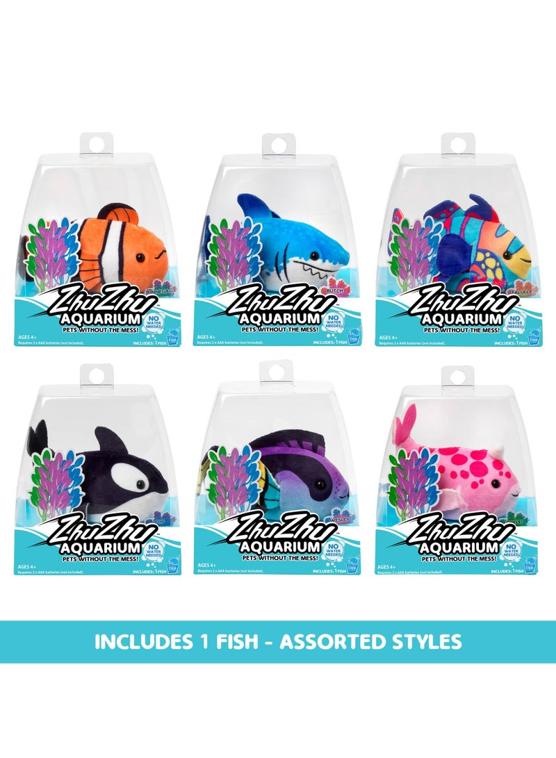 Zhuzhu Aquarium Zhuzhu Aquarium Fish, Assorted 1 Piece (Style & Color May Vary) | ZhuZhu Pets | Aquarium Pet | Fish Pet | Gift for Kids and Adults - Image 1