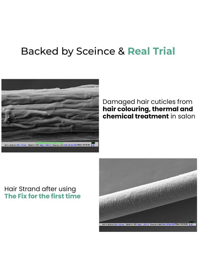 THRIVECO The Fix Leavein Hair Cream For Smoother Shiny & Frizzfree Hair For Daily Use With Hyaplex™ Rebuilds Repairs And Protects Heat Chemical & Color Damaged Hair For Men & Women 30Ml - Image 4