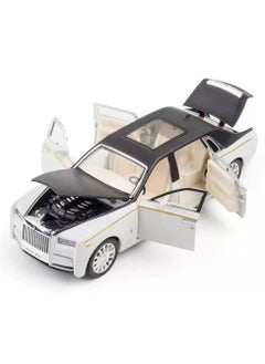 CHE ZHI Rolls-Royce Phantom Model Car, Zinc Alloy Pull Back Toy car with Sound and Light  - Image 1