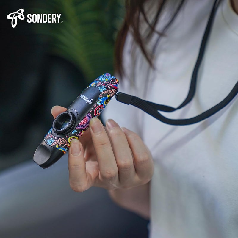 Sondery آلة كازو المهنية من سونديري مع 5 أغشية، حبل تعليق وحقيبة - Image 4