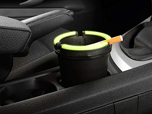 VIP Home Essentials Stub Out Glow in The Dark Car Holder Style Butt Bucket Ashtray (Black, Jumbo) - Image 5