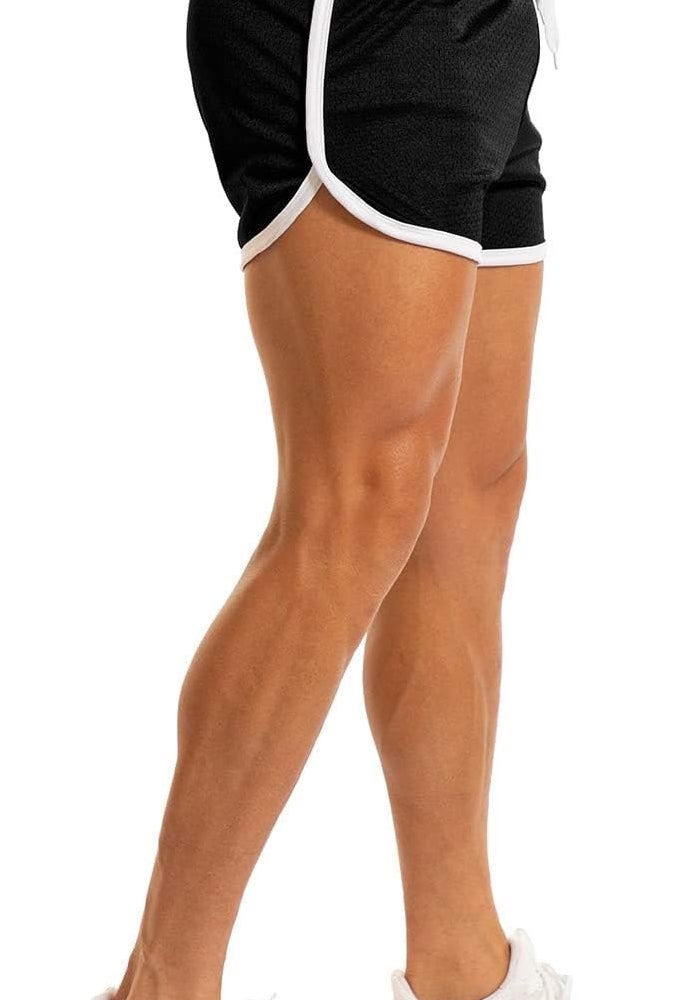 Ouber Men's Fitted Bodybuilding Workout Gym Running Shorts - A-black, Large - Image 4