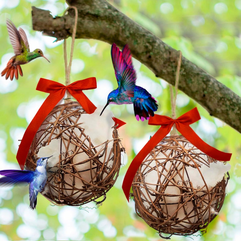 slivche Bird Nesting Material â€“ Hummingbird Nesting Material - Natural Nest Bedding Refill for Hummingbirds Parakeets Finches Canaries Wrens Wild Birds â€“ Ideal Supplies for Cages Gardens Nesting Boxes 3.6 oz - Image 1