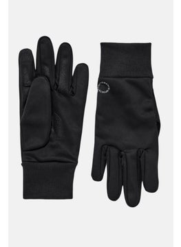 Tchibo Men Textured 1 Pair Gloves, Black  - Image 2