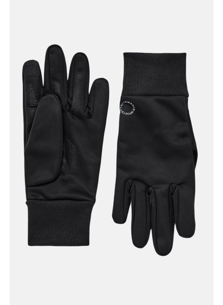 Tchibo Men Textured 1 Pair Gloves, Black  - Image 2