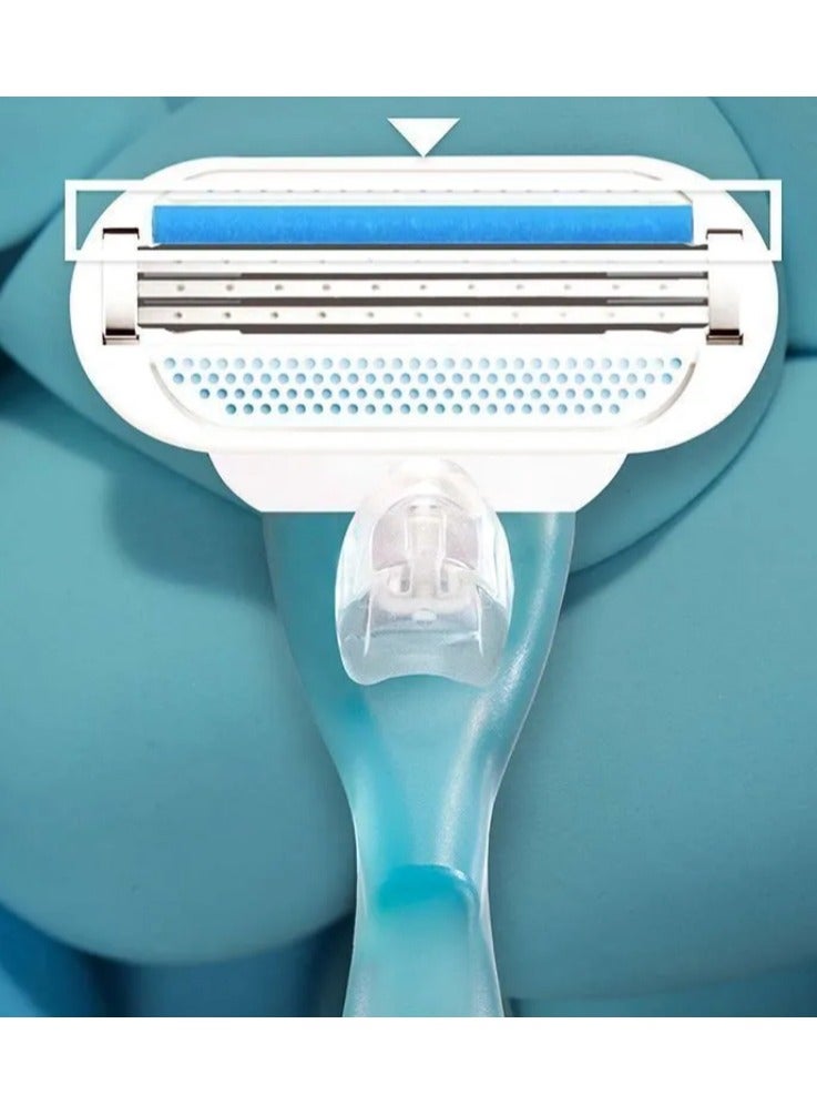 فينوس سموث مقبض حلاقة للسيدات +2  قطع غيار لشفرات الحلاقة - Image 3
