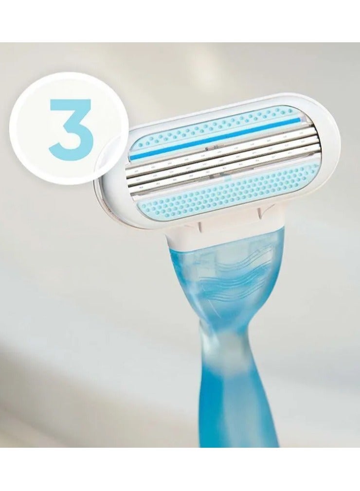 فينوس سموث مقبض حلاقة للسيدات +2  قطع غيار لشفرات الحلاقة - Image 2