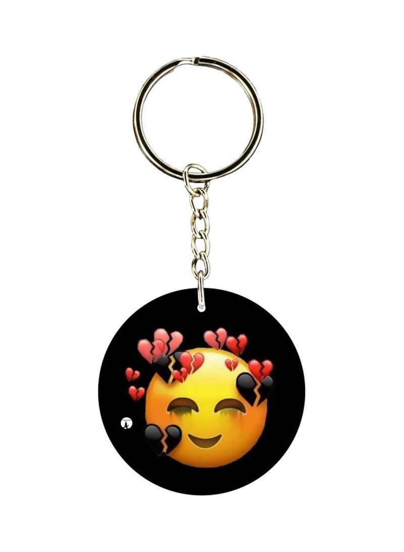 RKN Emoji Printed Keychain
