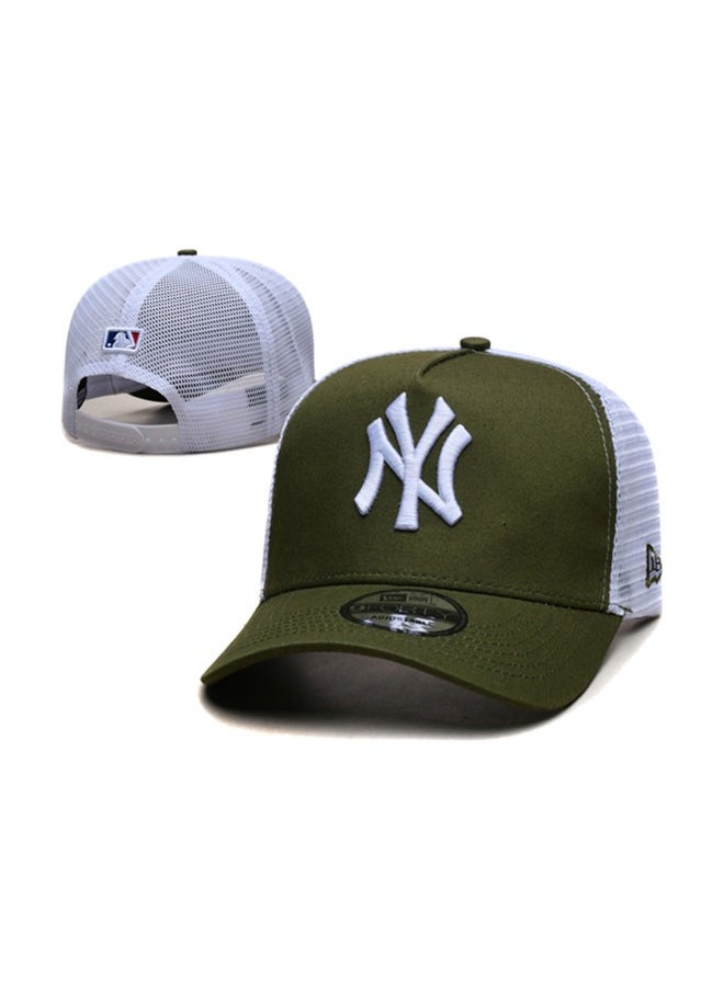 NEW ERA - New Era 9Fort New York Yankees baseball cap duckbill cap sun hat pure cotton men's and women's outdoor sports green - Image 1