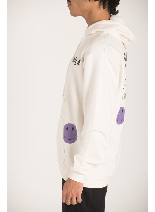 Marco Bergamo SMILE FACE PRINT SWEATSHIRT. - Image 3