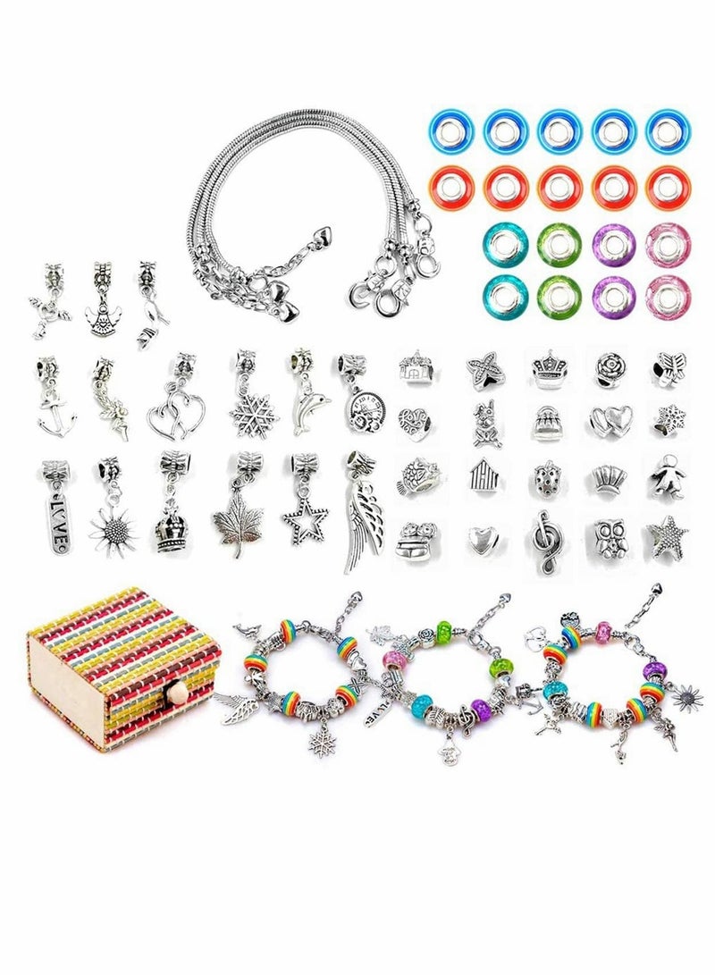 Jewelry Craft Kit for Kids, DIY Set for Ages 8-12, Ideal Gift for Creative Fun and Friendship - Image 1