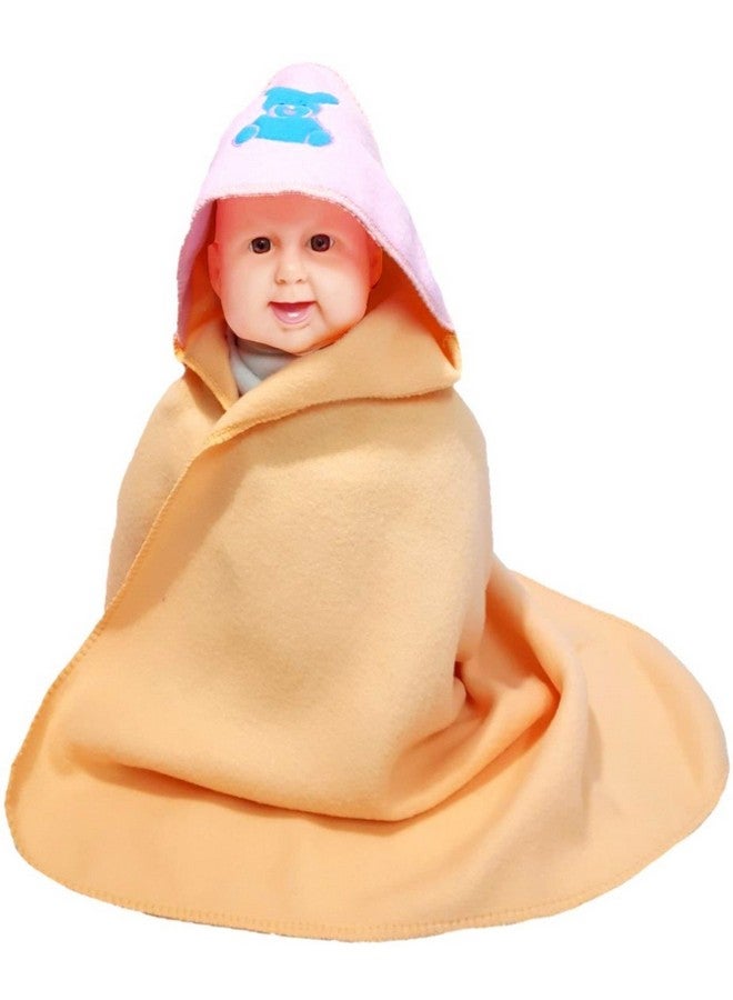 Brandonn Newborn 6 Pcs A/C Hooded Baby Blanket/Baby Bed/Baby Bedding/Baby Wrapper Set(Pack Of 6, Assorted) - Image 3