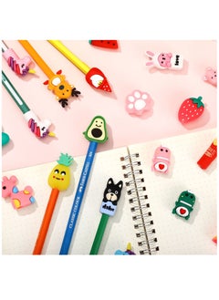 Y&D 30 Pieces Pencil Toppers Animal Dinosaur Pen Clip on Classroom Prizes for Back to School Student Supplies Party Favors (Mixed Style)  - Image 5