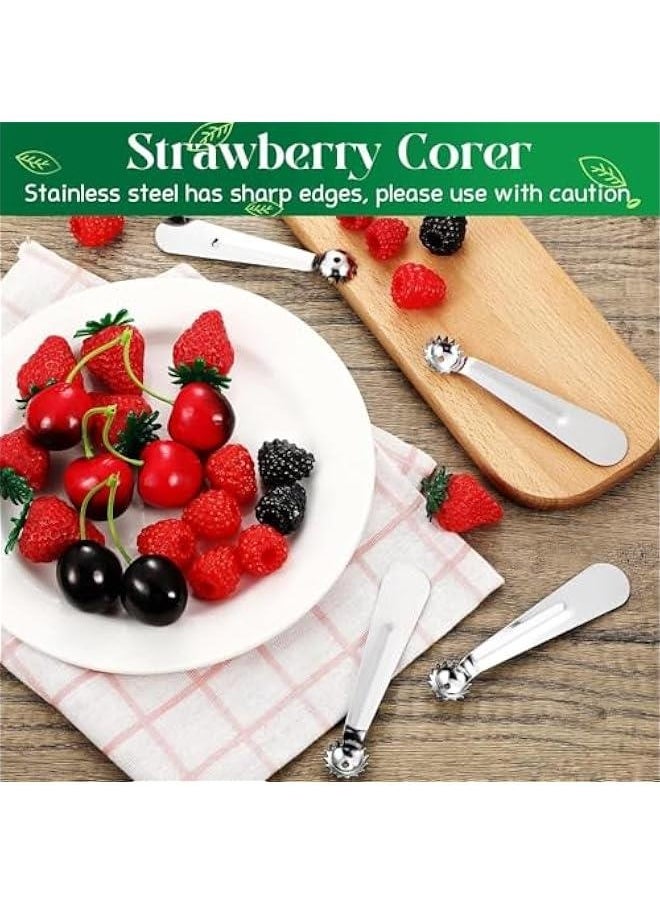 Generic - Tomato Corer Tool - Tomato Corer Remover | Tomato Top Stem Remover | Strawberry Corer Remover Tool | Tomato Corer Remover | Strawberry Stainless Steel Stem Remover Tool | Portable Tomato Top Stem - Image 1