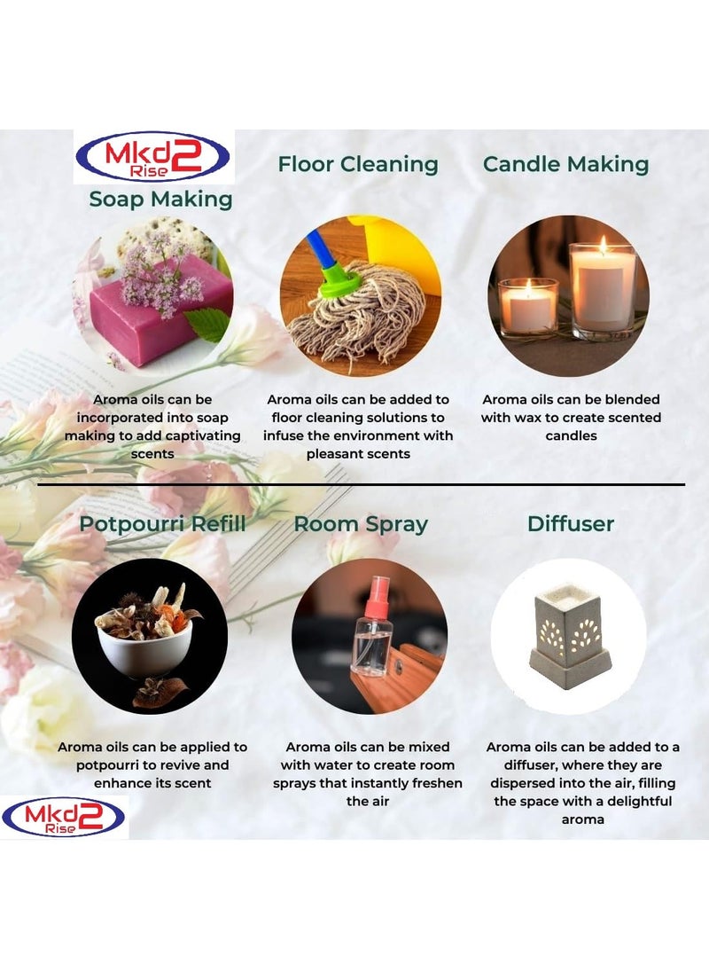 Mkd2 Rise Mkd2 Rise Aroma Diffuser OilEssential Oil 1 LTR Lemongrass for Home Fragrance  - Image 5