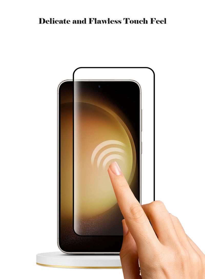 واقي شاشة من الزجاج المقوى المنحني بمقياس النانو لهاتف Samsung Galaxy S23