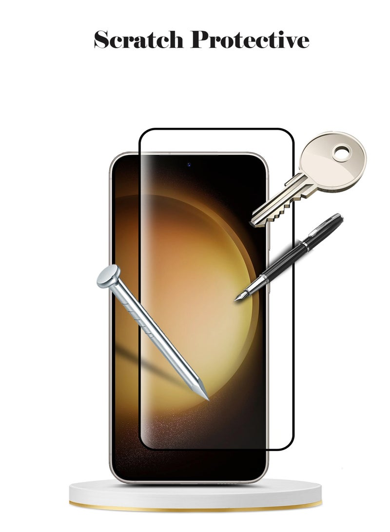 واقي شاشة من الزجاج المقوى المنحني بمقياس النانو لهاتف Samsung Galaxy S23