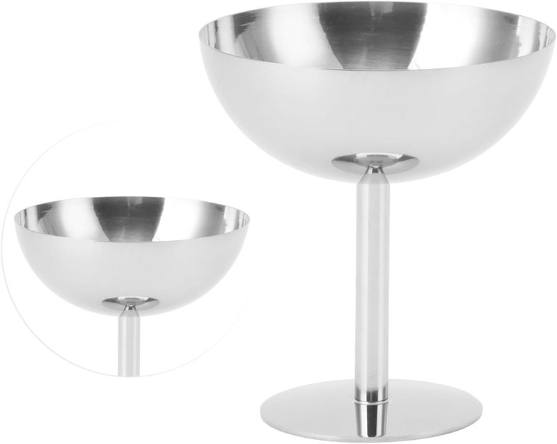 Small apartment fit Zopsc Ice Cream Goblet, Stainless Steel Dessert Goblet, Dishwasher Safe Stable Champagne Cup, Metal Ice Cream Bowl for Party, Cafe, Family Flexible purchase choices General standard crafted All environment compatible Global assemble options Transit damage minimized design Multi-color available build Season change compatible build Fine polished finish Reinforced edge Modern versatile shape Salt mist resistant Indoor outdoor all-purpose fit Light & heavy use compatible Elegant appearance Global upgraded practical design Easy hand assemble compatible Balanced structure Occasional & permanent usable Simple multi-feature universal build Local market compliant trusted quality Protective coating Storage burden minimized build Simple multifunctional build KSA market compliant quality - Image 3