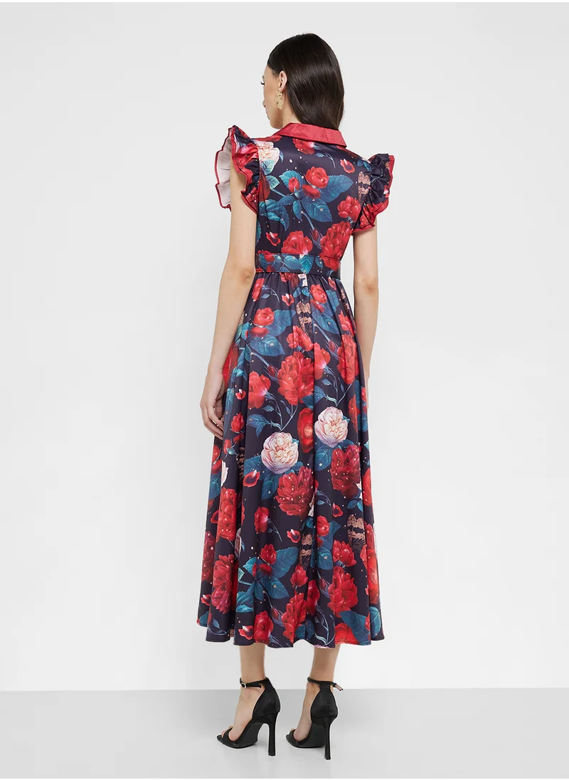 ELLA Floral Print Dress