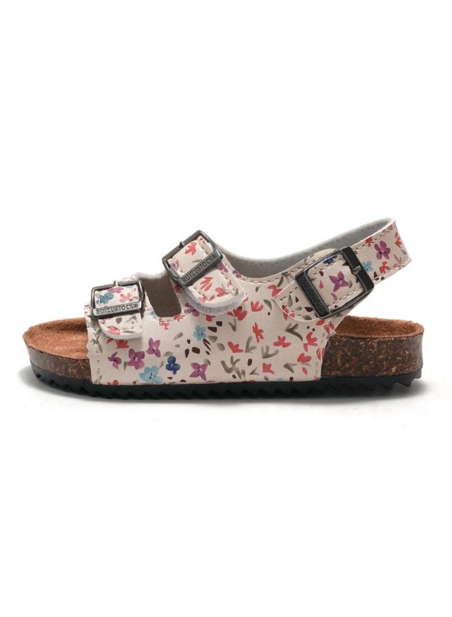 NIBEMINENT For Children Sandals Girls And Boys Sandals Breathable Flats Shoes Summer Comfortable cork sandals 