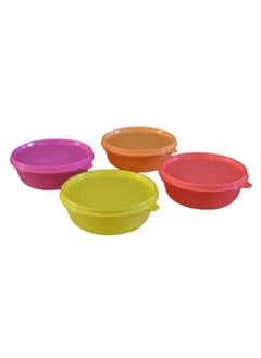 Tupperware Tupperware Plastic Container Set - 300 ml, 4 Pieces, Multicolored  - Image 1