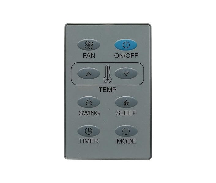 Union window air conditioner remote control, for air conditioners, gray