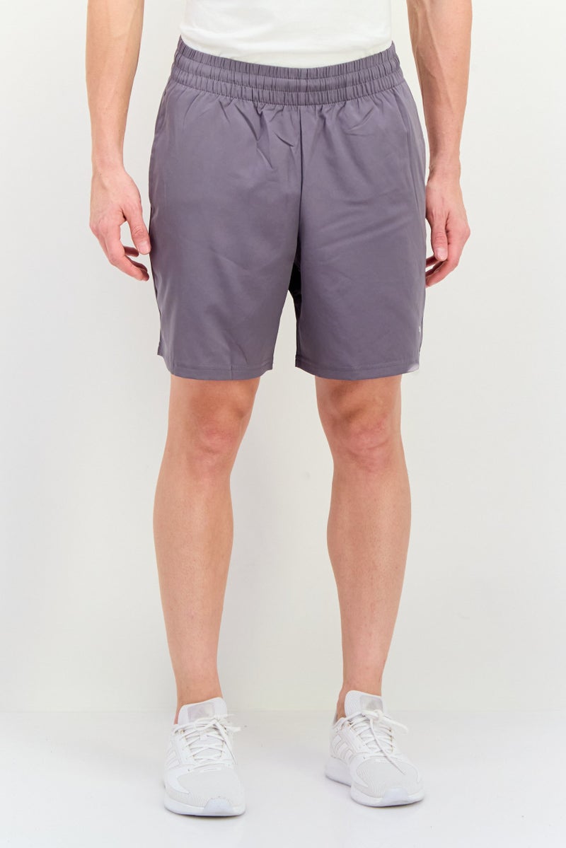 PUMA شورتات تدريب رياضية للرجال برباط سحب بطول 7 إنش، رمادي - Image 2