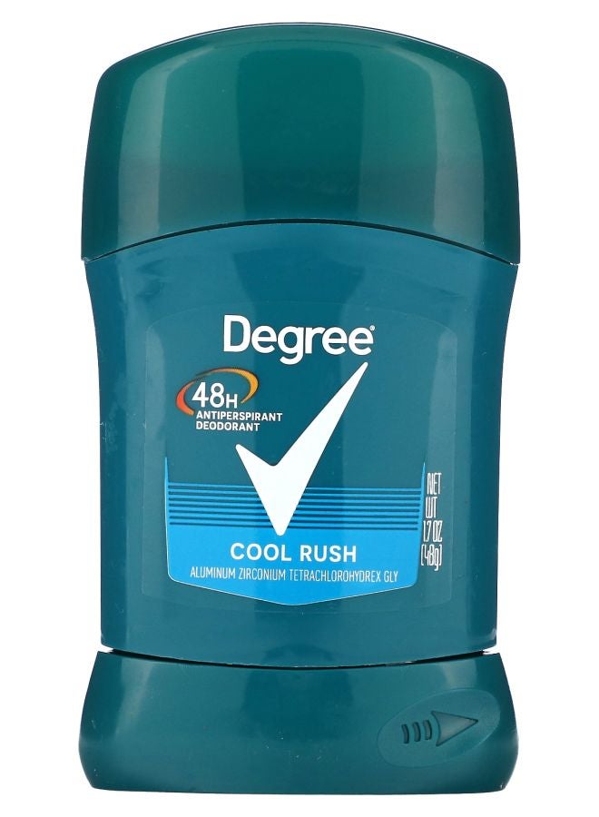 Degree 48 Hour Antiperspirant Deodorant Cool Rush 1.7 oz (48 g)