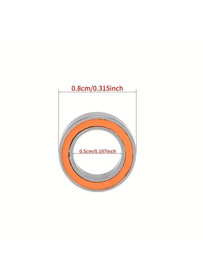 محمل كريات سيراميك من الفولاذ المقاوم للصدأ SMR106C 2OS 6x10x3 مم للمحركات الصغيرة عالية السرعة بدون تزييت - Image 2
