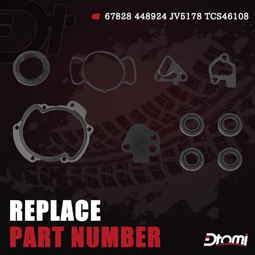 Dtomi Timing Cover Gasket Set Compatible with Cadillac Buick Chevy GMC Vehicle Equinox 3.0L 2010-2012, Acadia 3.6L 2007-2016, SRX STS, 24V Replaces# TCS46108, JV5178, 448924, 67828 - Image 2