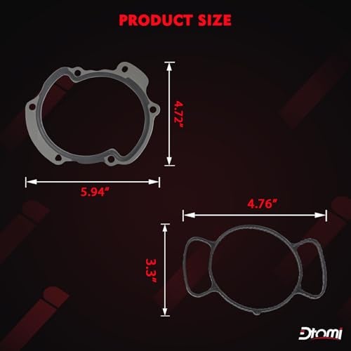 Dtomi Timing Cover Gasket Set Compatible with Cadillac Buick Chevy GMC Vehicle Equinox 3.0L 2010-2012, Acadia 3.6L 2007-2016, SRX STS, 24V Replaces# TCS46108, JV5178, 448924, 67828 - Image 5