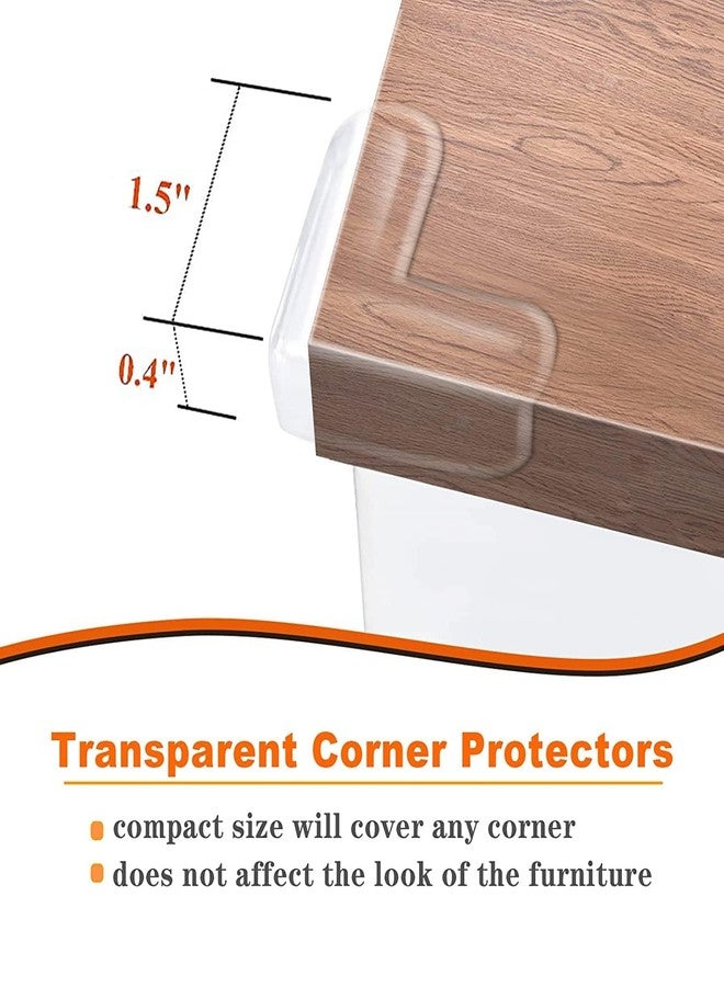 KITDAO Child Safety Corner Guards - 8-Pack Soft Clear Edge Protectors for Tables & Furniture, Non-Toxic & Baby-Friendly, Easy Installation, Impact Absorbing - Image 3