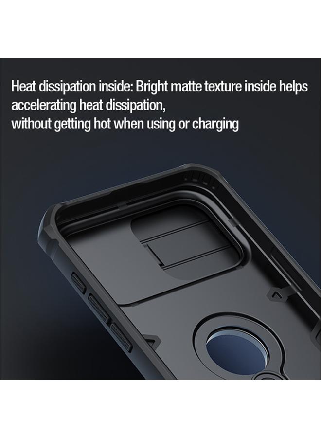 Nillkin Case For iPhone 15 Pro Shockproof CamShield Armor Protective Case with Invisible Ring Holder - Image 4