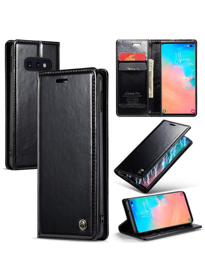 The Bros Case For Samsung Galaxy S10e 003 Crazy Horse Texture Leather Phone Case