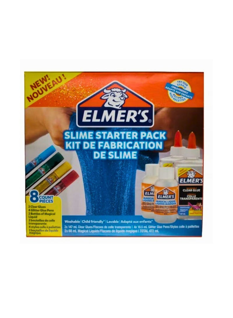 إلميرز مجموعة سلايم للمبتدئين مكونة من 8 قطع متعدد الألوان - Image 1