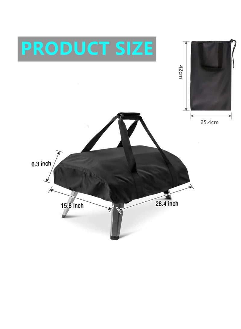 general Outdoor koda16 pizza oven cover Convenient gas pizza oven dust cover 420D silver coated - Image 2
